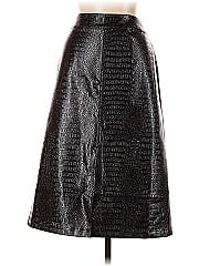 Who What Wear Faux Leather Skirt