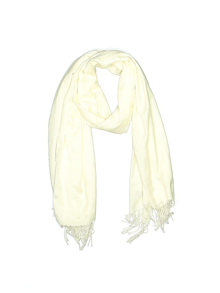 Pre-owned Assorted Brands Scarf In White