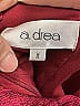 a. drea 100% Polyester Jacquard Damask Brocade Burgundy Cocktail Dress Size M - photo 3