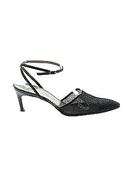 Yves Saint Laurent Vintage Mesh Ankle Strap Heels (view 1)