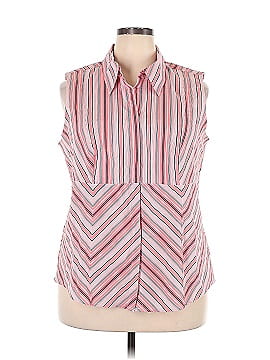 Lane Bryant Sleeveless Button-Down Shirt (view 1)