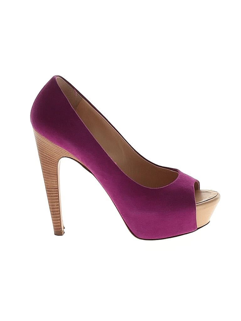 Giuseppe Zanotti Color Block Purple Heels Size EU 36 1/2 - photo 1