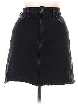 Just Black Denim Skirt (view 1)