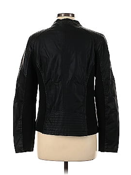 Sebby Collection Faux Leather Jacket (view 2)