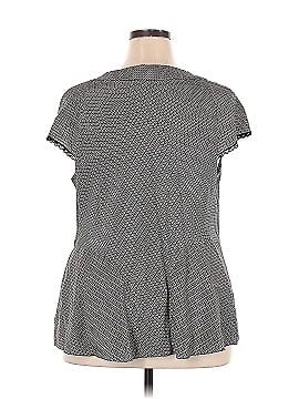 Nine West Short Sleeve Silk Top (view 2)