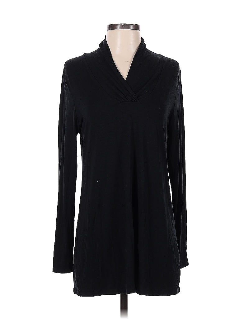 Jill Long Sleeve Tee in Black