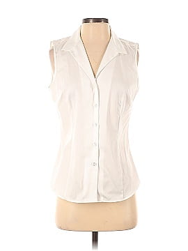 Jones New York Signature Sleeveless Button-Down Shirt (view 1)