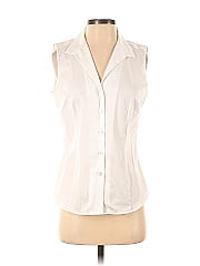 Jones New York Signature Sleeveless Button Down Shirt