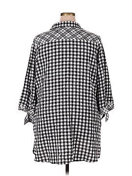 Susan Graver 3/4 Sleeve Button-Down Shirt (view 2)