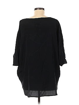 Donna Karan New York 3/4 Sleeve Silk Top (view 2)