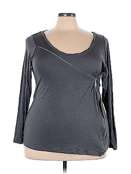 Lane Bryant 3/4 Sleeve T-Shirt (view 1)