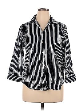 Lauren by Ralph Lauren 3/4 Sleeve Button-Down Shirt (view 1)