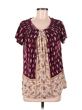 Style&Co Short Sleeve Blouse (view 1)