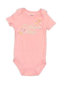 Calvin Klein Short Sleeve Onesie (view 1)