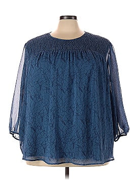 Evri 3/4 Sleeve Blouse (view 1)