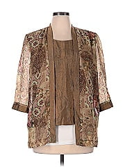 R&M Richards 3/4 Sleeve Blouse