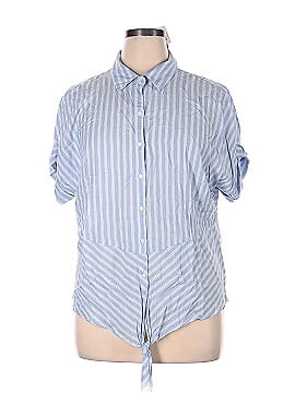 Jones New York Short Sleeve Button-Down Shirt (view 1)