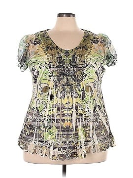 One World Short Sleeve Blouse (view 1)