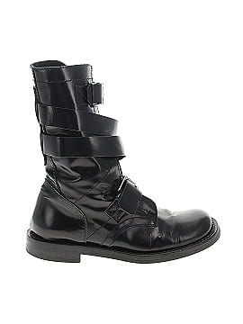 Céline Patent Leather Combat Boots (view 1)