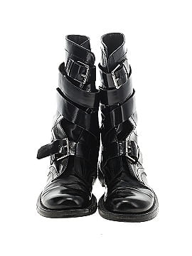 Céline Patent Leather Combat Boots (view 2)