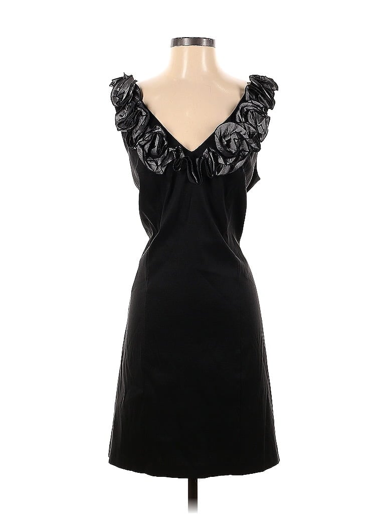 Betsy & Adam Black Cocktail Dress Size 1 - photo 1