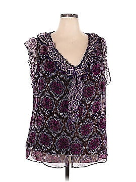 ECI Sleeveless Silk Top (view 1)