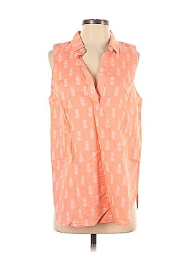 J.Crew Factory Store Sleeveless Button-Down Shirt (view 1)