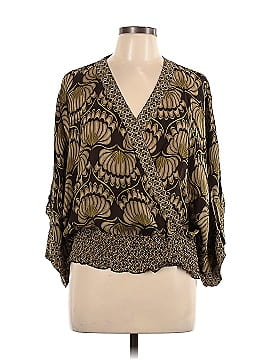 MICHAEL Michael Kors 3/4 Sleeve Silk Top (view 1)