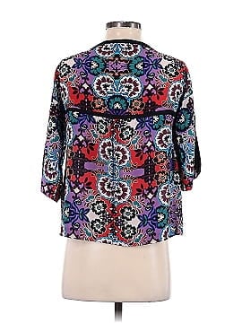 Nanette Lepore Short Sleeve Silk Top (view 2)