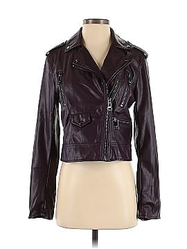 DKNY Faux Leather Jacket (view 1)