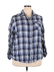 Avenue 3/4 Sleeve Button Down Shirt