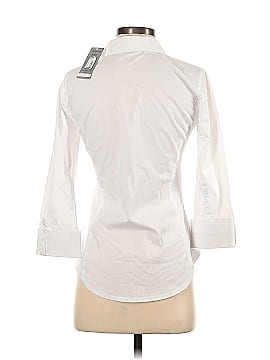 Signature by Larry Levine 3/4 Sleeve Button-Down Shirt (view 2)
