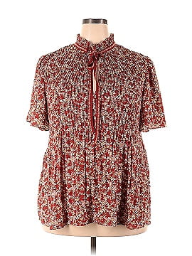 Max Studio Short Sleeve Blouse (view 1)