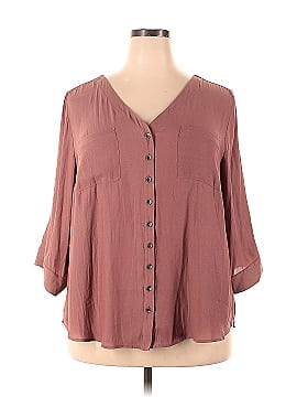 Torrid 3/4 Sleeve Blouse (view 1)