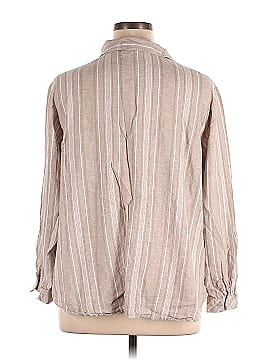 Susan Graver Long Sleeve Button-Down Shirt (view 2)