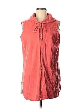 Joan Vass Sleeveless Button-Down Shirt (view 1)