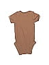 Carter's Tan Short Sleeve Onesie Size Newborn - photo 2