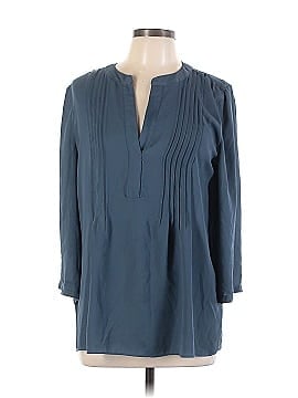 Joan Vass 3/4 Sleeve Blouse (view 1)