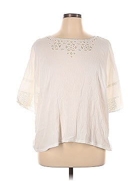 Max Studio Short Sleeve Blouse (view 1)