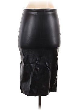 PrettyLittleThing Faux Leather Skirt (view 2)