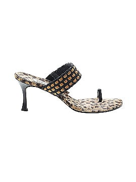 Manolo Blahnik Vintage Animal Print Mule Sandals (view 1)