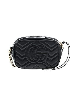 Gucci Calfskin Matelasse Mini GG Marmont Chain Crossbody Bag (view 2)