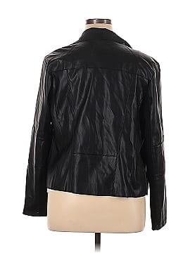 Bar III Faux Leather Jacket (view 2)