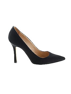 Manolo Blahnik Satin BB Pumps (view 1)