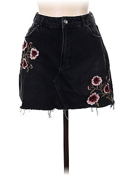 Topshop Denim Skirt (view 1)