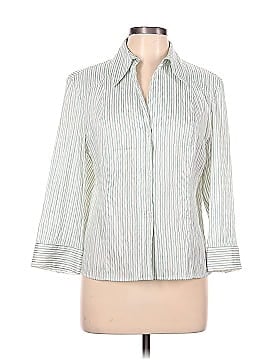 AK Anne Klein 3/4 Sleeve Button-Down Shirt (view 1)