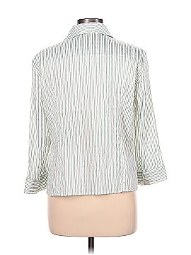 AK Anne Klein 3/4 Sleeve Button-Down Shirt (view 2)