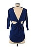 Silence and Noise Blue 3/4 Sleeve Top Size S - photo 2