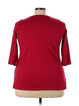 Woman Within 3/4 Sleeve T-Shirt (view 2)