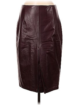 Elie Tahari Leather Skirt (view 1)